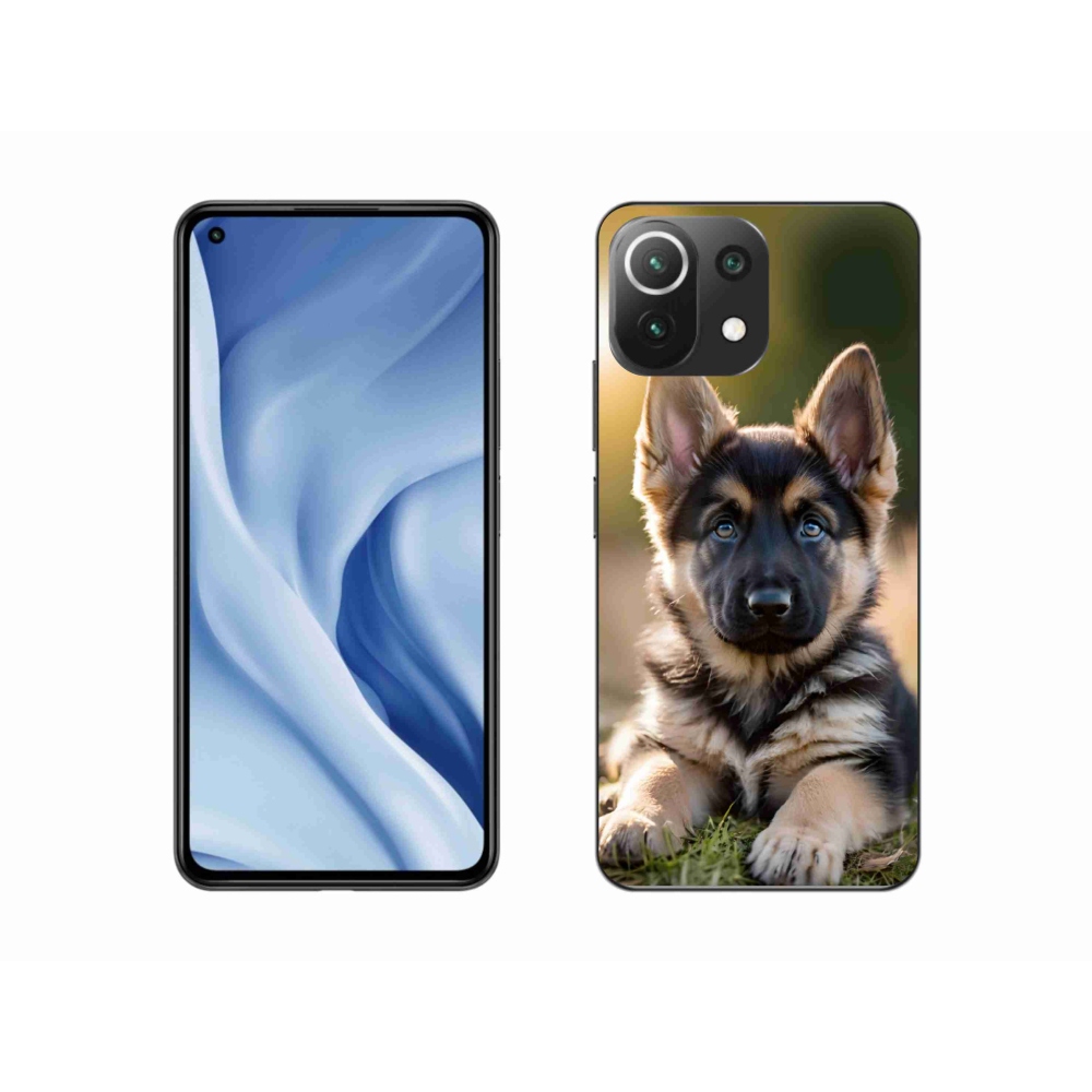 Gelový kryt mmCase na Xiaomi Mi 11 Lite /5G - německý ovčák v přírodě
