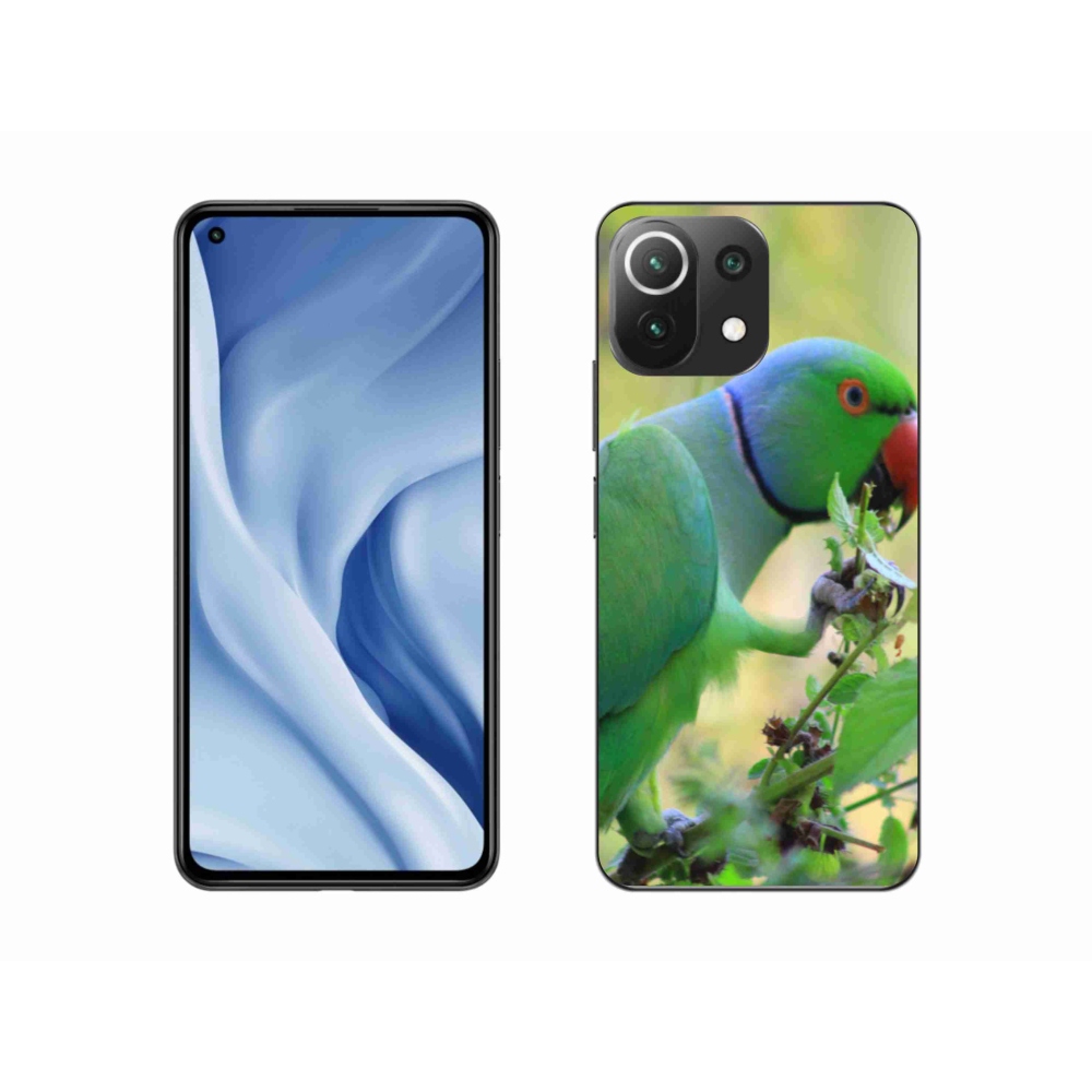 Gelový kryt mmCase na Xiaomi MI 11 Lite/5G - papoušek alexandr