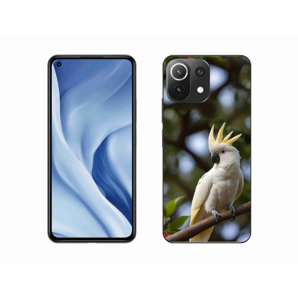 Gelový kryt mmCase na Xiaomi Mi 11 Lite /5G - papoušek kakadu 3