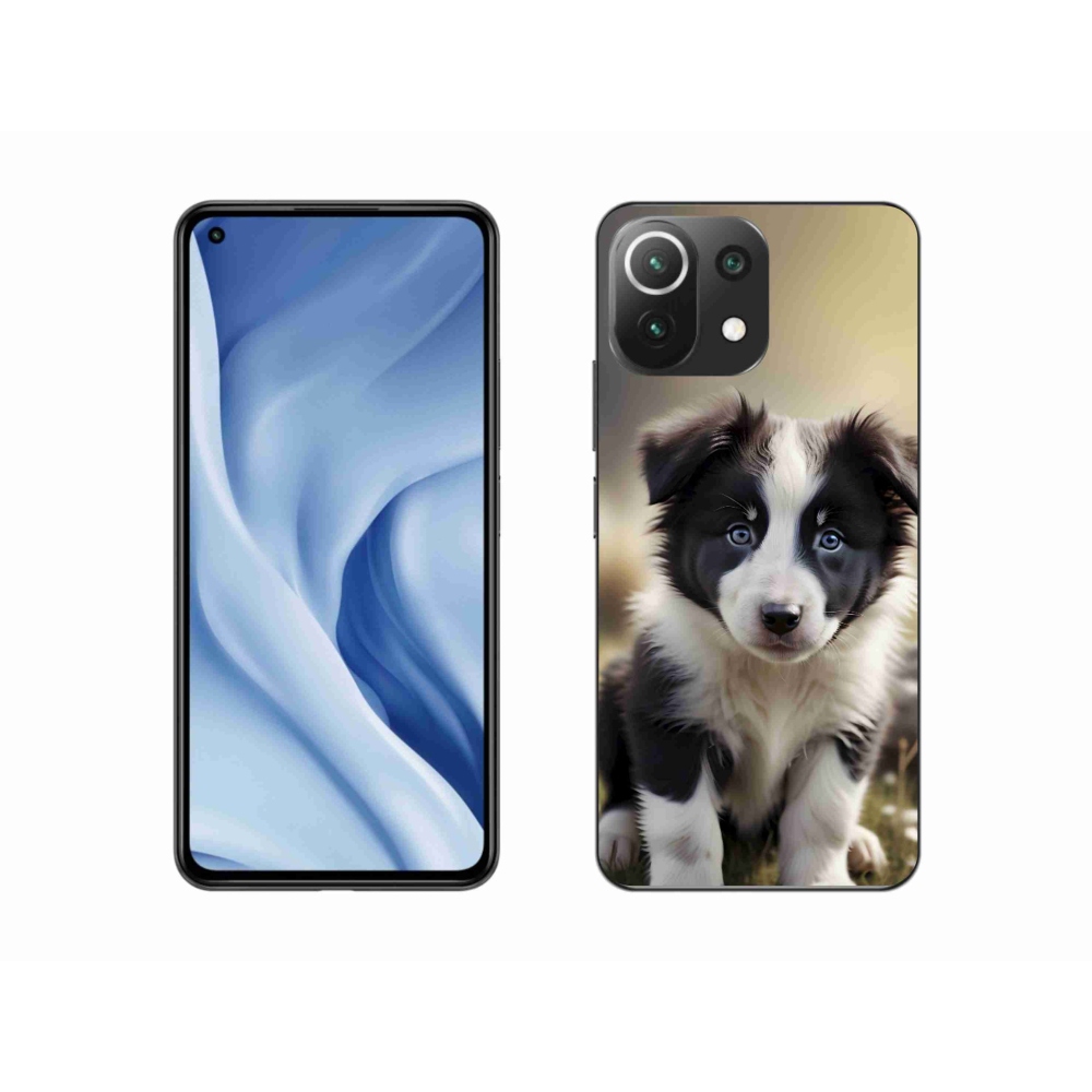 Gelový kryt mmCase na Xiaomi Mi 11 Lite /5G - roztomilá border kolie