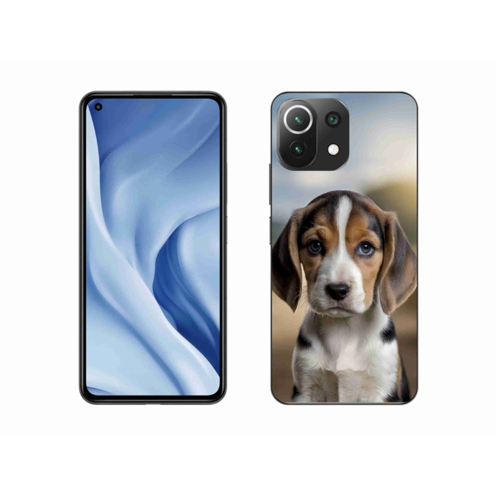 Gelový kryt mmCase na Xiaomi Mi 11 Lite /5G - roztomilý bígl