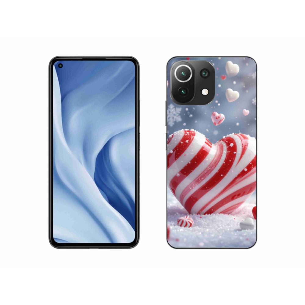 Gelový kryt mmCase na Xiaomi MI 11 Lite/5G - sladké srdce
