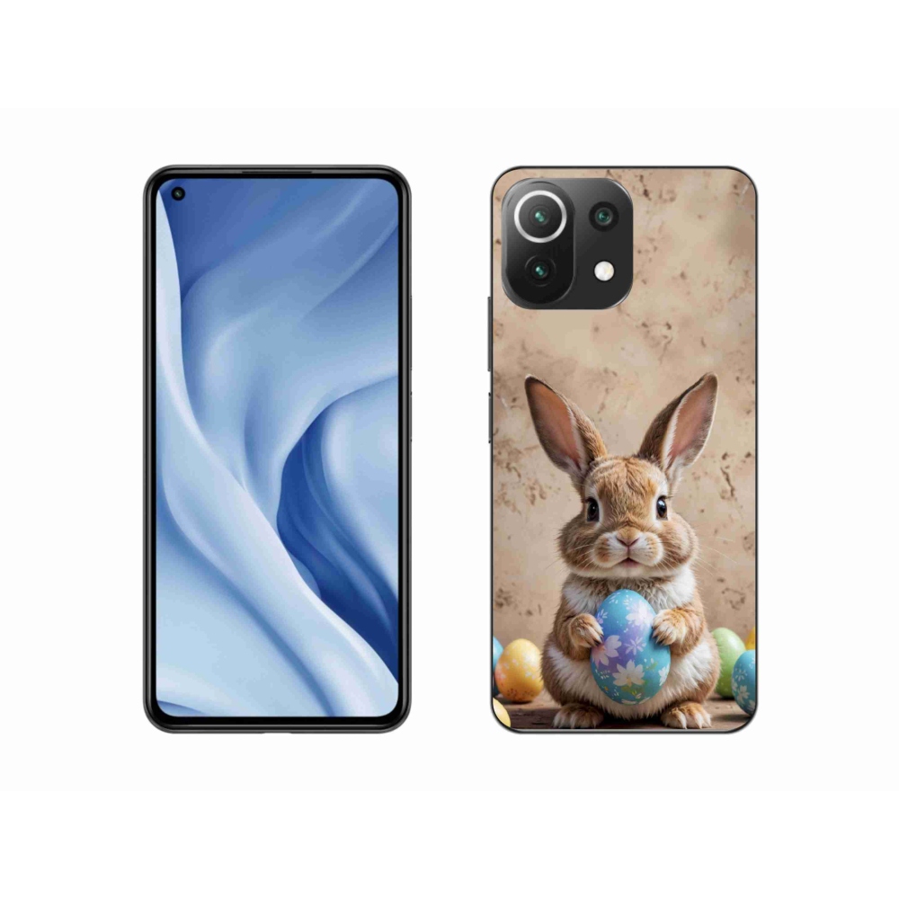Gelový kryt mmCase na Xiaomi Mi 11 Lite /5G - velikonoční králíček