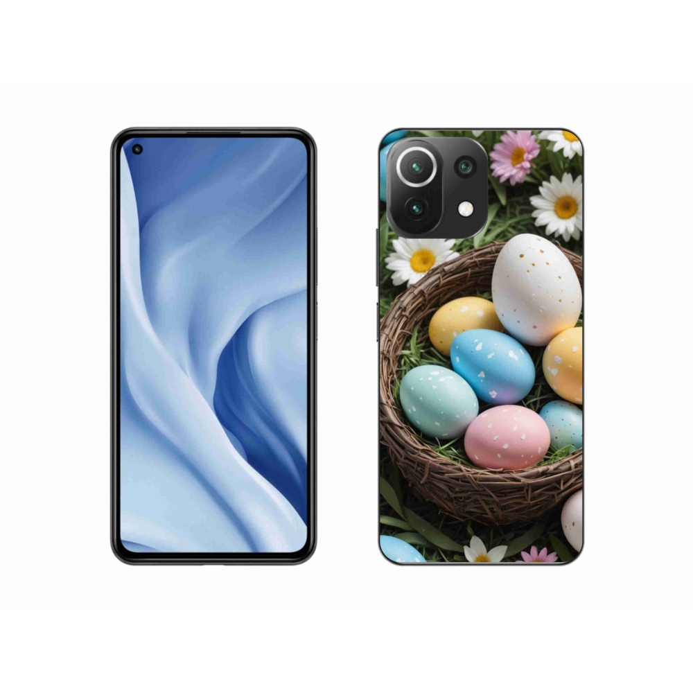 Gelový kryt mmCase na Xiaomi MI 11 Lite/5G - velikonoční vajíčka 2