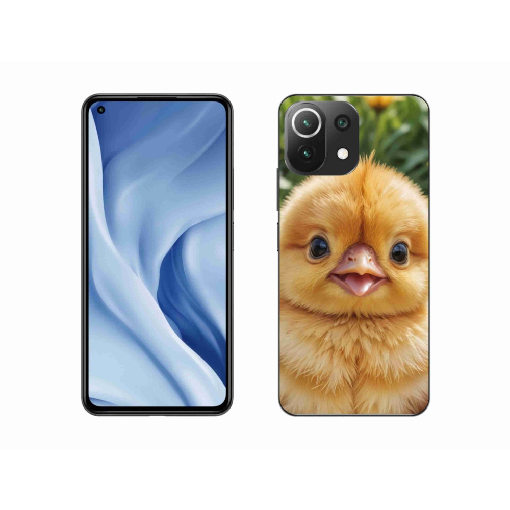 Gelový kryt mmCase na Xiaomi MI 11 Lite/5G - veselé kuřátko