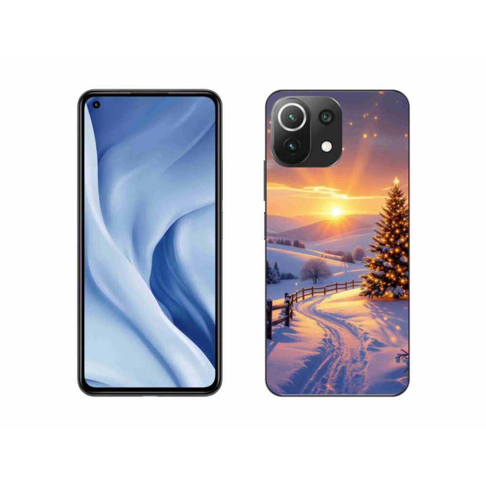 Gelový kryt mmCase na Xiaomi MI 11 Lite/5G - zimní krajina