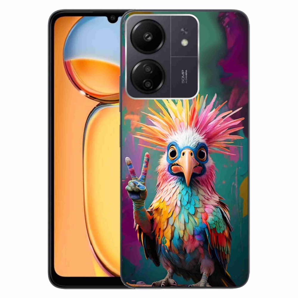 Gelový kryt mmCase na Xiaomi Poco C65/Redmi 13C - barevný rebel