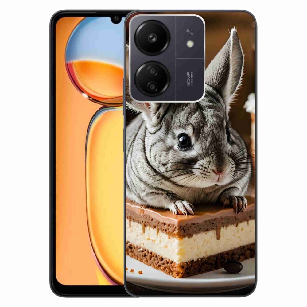 Gelový kryt mmCase na Xiaomi Poco C65/Redmi 13C - činčila