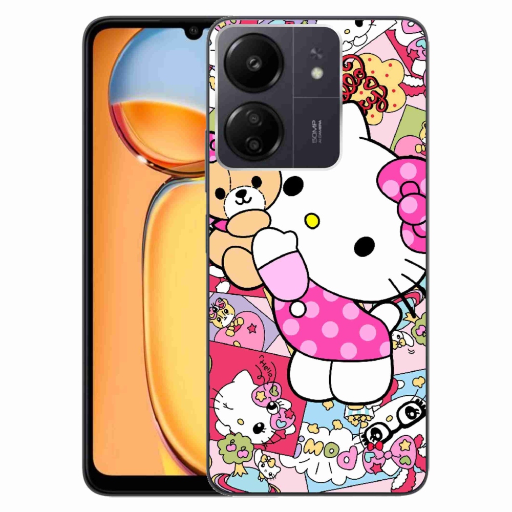 Gelový kryt mmCase na Xiaomi Poco C65/Redmi 13C - cute kitty