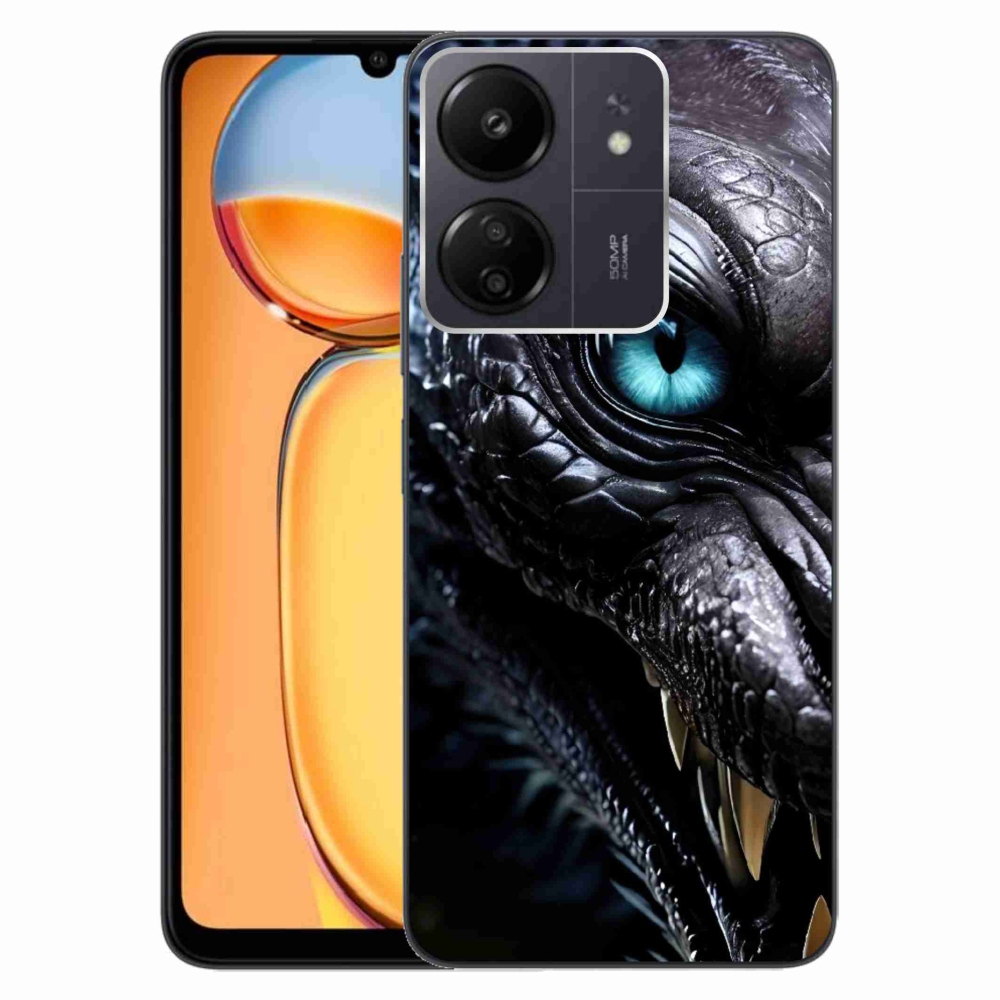 Gelový kryt mmCase na Xiaomi Poco C65/Redmi 13C - dračí pohled