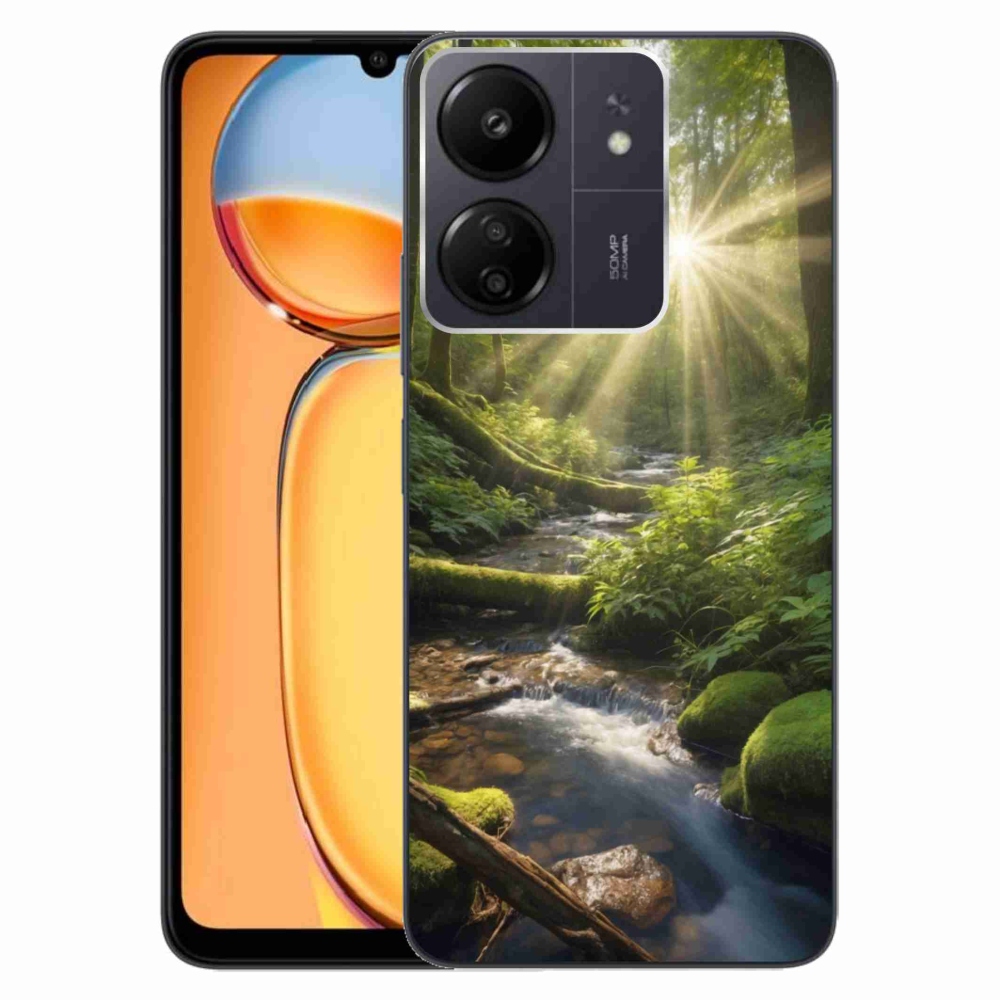 Gelový kryt mmCase na Xiaomi Poco C65/Redmi 13C - hlubina lesa