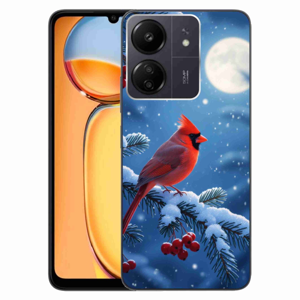 Gelový kryt mmCase na Xiaomi Poco C65/Redmi 13C - kardinál červený