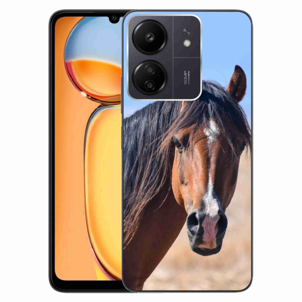Gelový kryt mmCase na Xiaomi Poco C65/Redmi 13C - klidný kůň