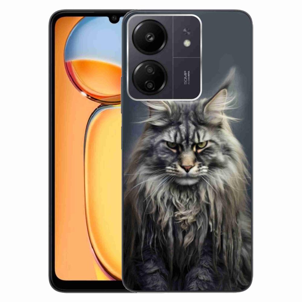 Gelový kryt mmCase na Xiaomi Poco C65/Redmi 13C - kočíčí pohled 4