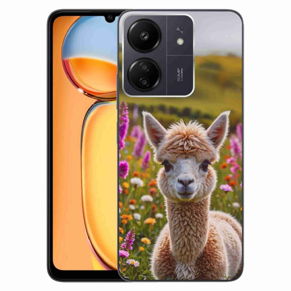 Gelový kryt mmCase na Xiaomi Poco C65/Redmi 13C - lama na louce