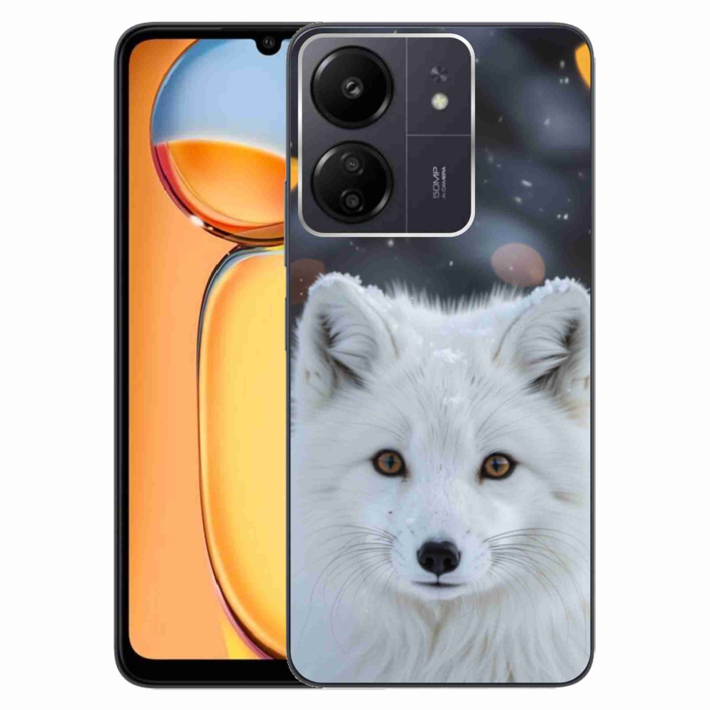 Gelový kryt mmCase na Xiaomi Poco C65/Redmi 13C - liška polární