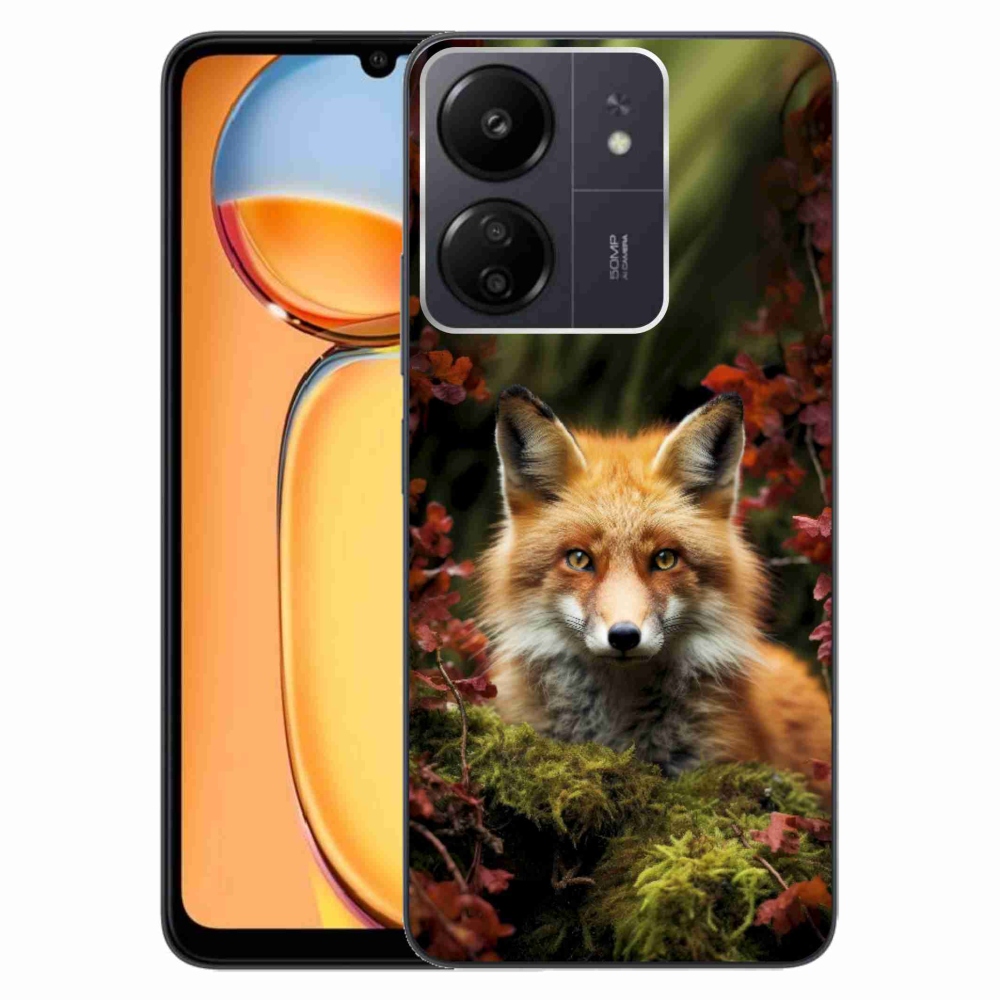 Gelový kryt mmCase na Xiaomi Poco C65/Redmi 13C - liška v lese