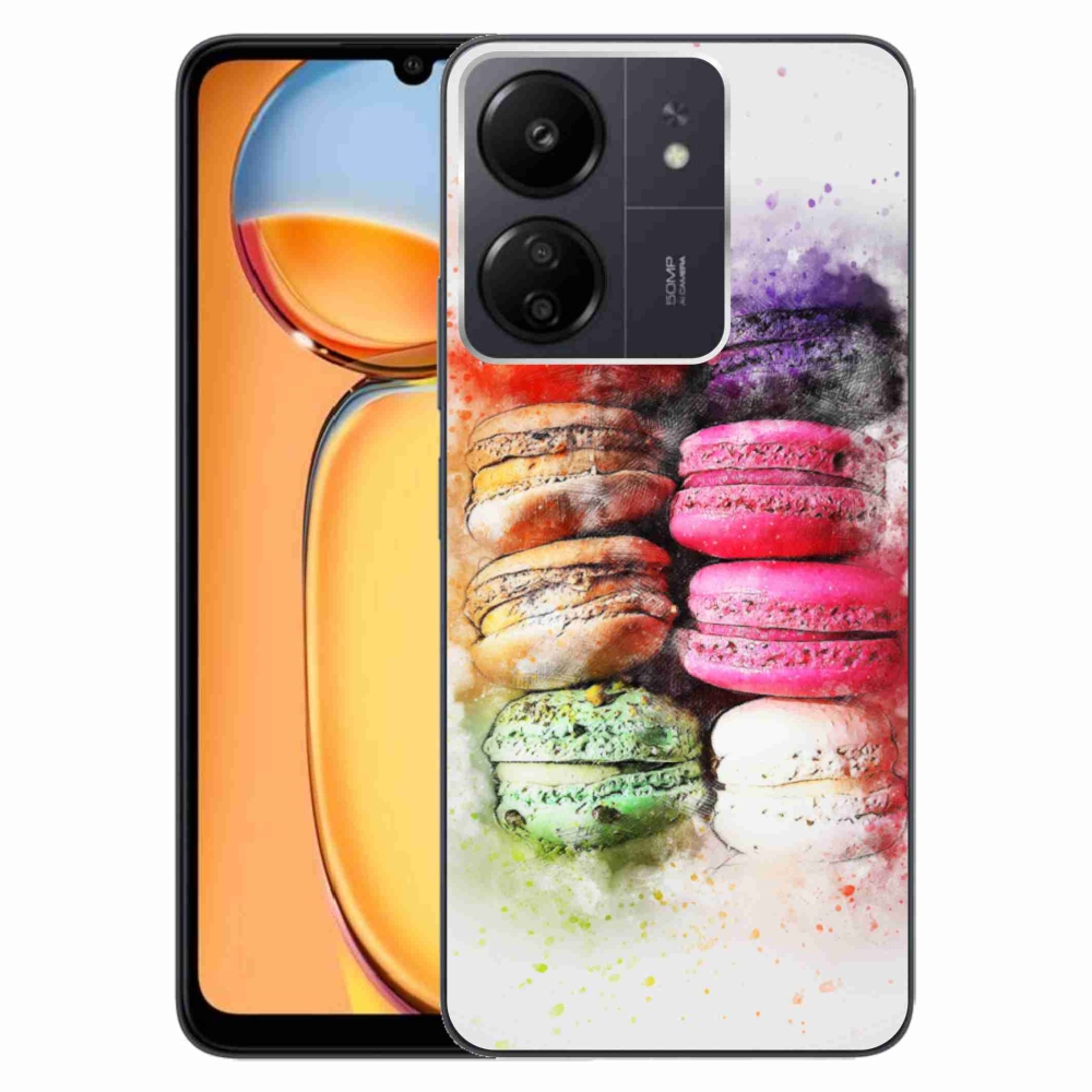 Gelový kryt mmCase na Xiaomi Poco C65/Redmi 13C - makrónky