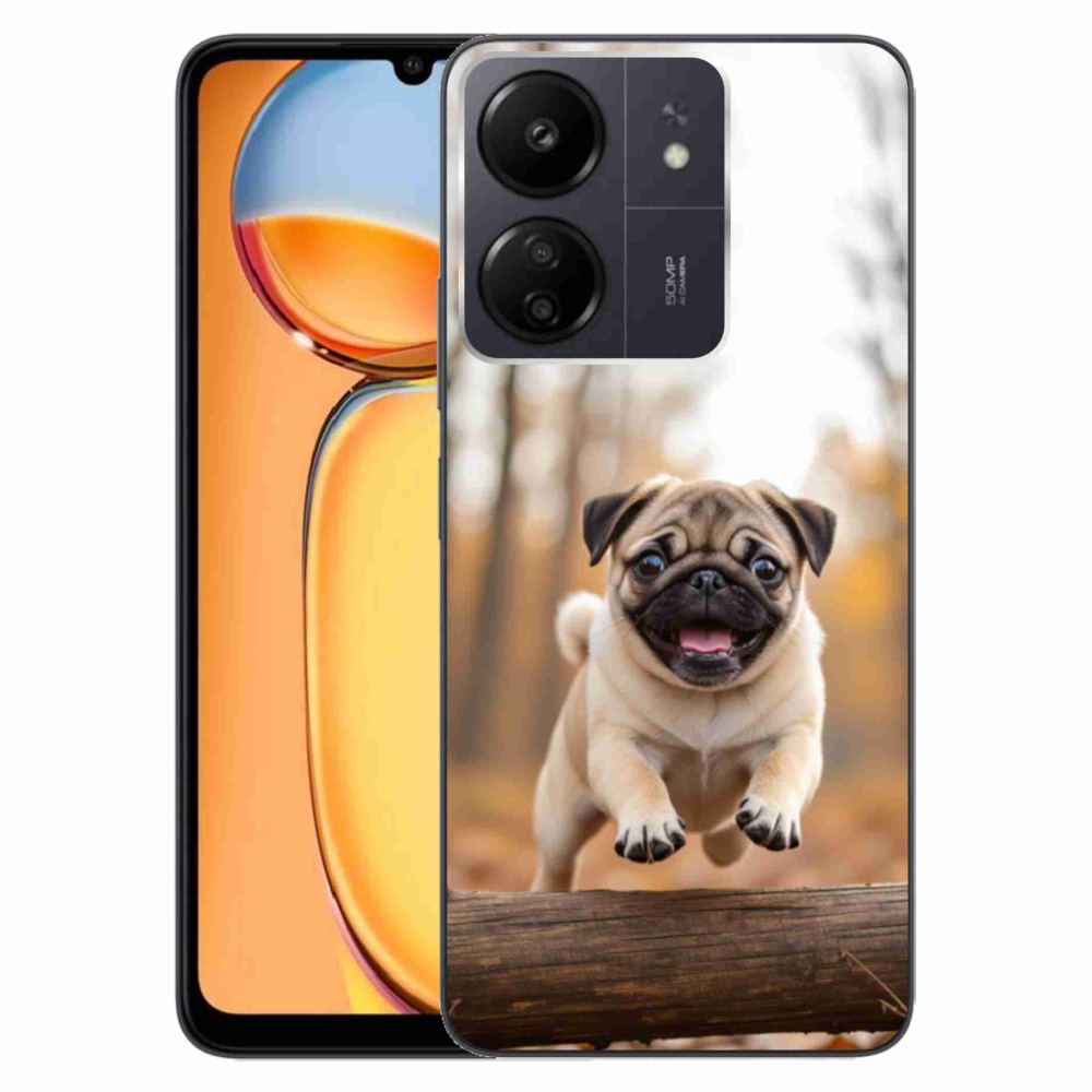 Gelový kryt mmCase na Xiaomi Poco C65/Redmi 13C - mops 2
