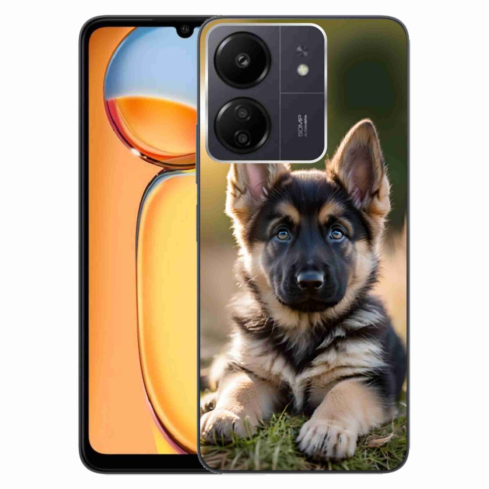 Gelový kryt mmCase na Xiaomi Poco C65/Redmi 13C - německý ovčák v přírodě