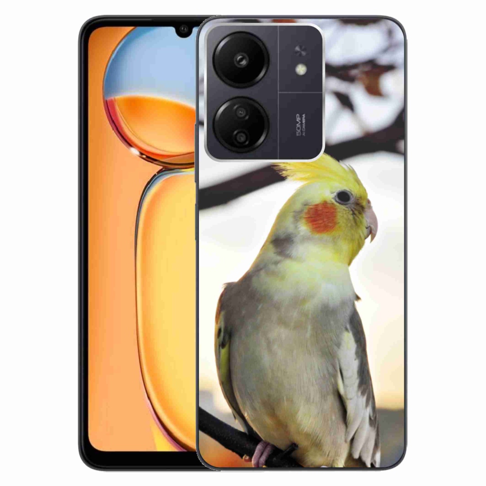 Gelový kryt mmCase na Xiaomi Poco C65/Redmi 13C - papoušek korela