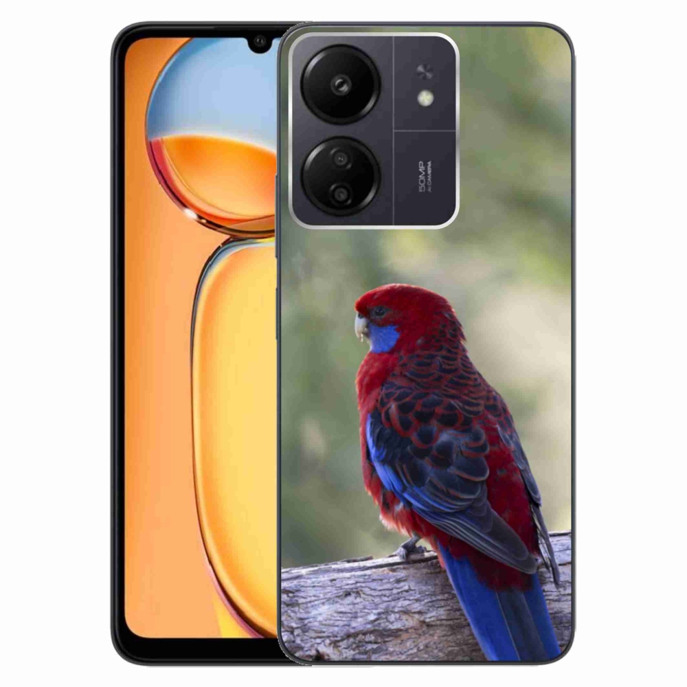 Gelový kryt mmCase na Xiaomi Poco C65/Redmi 13C - papoušek rosela