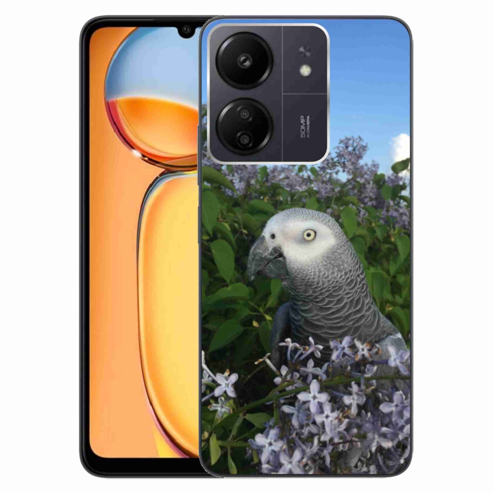 Gelový kryt mmCase na Xiaomi Poco C65/Redmi 13C - papoušek žako