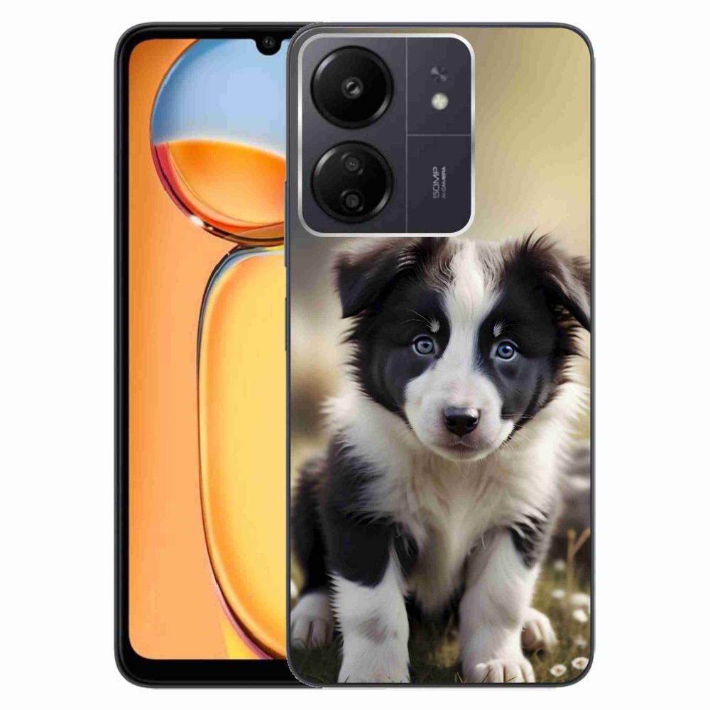 Gelový kryt mmCase na Xiaomi Poco C65/Redmi 13C - roztomilá border kolie