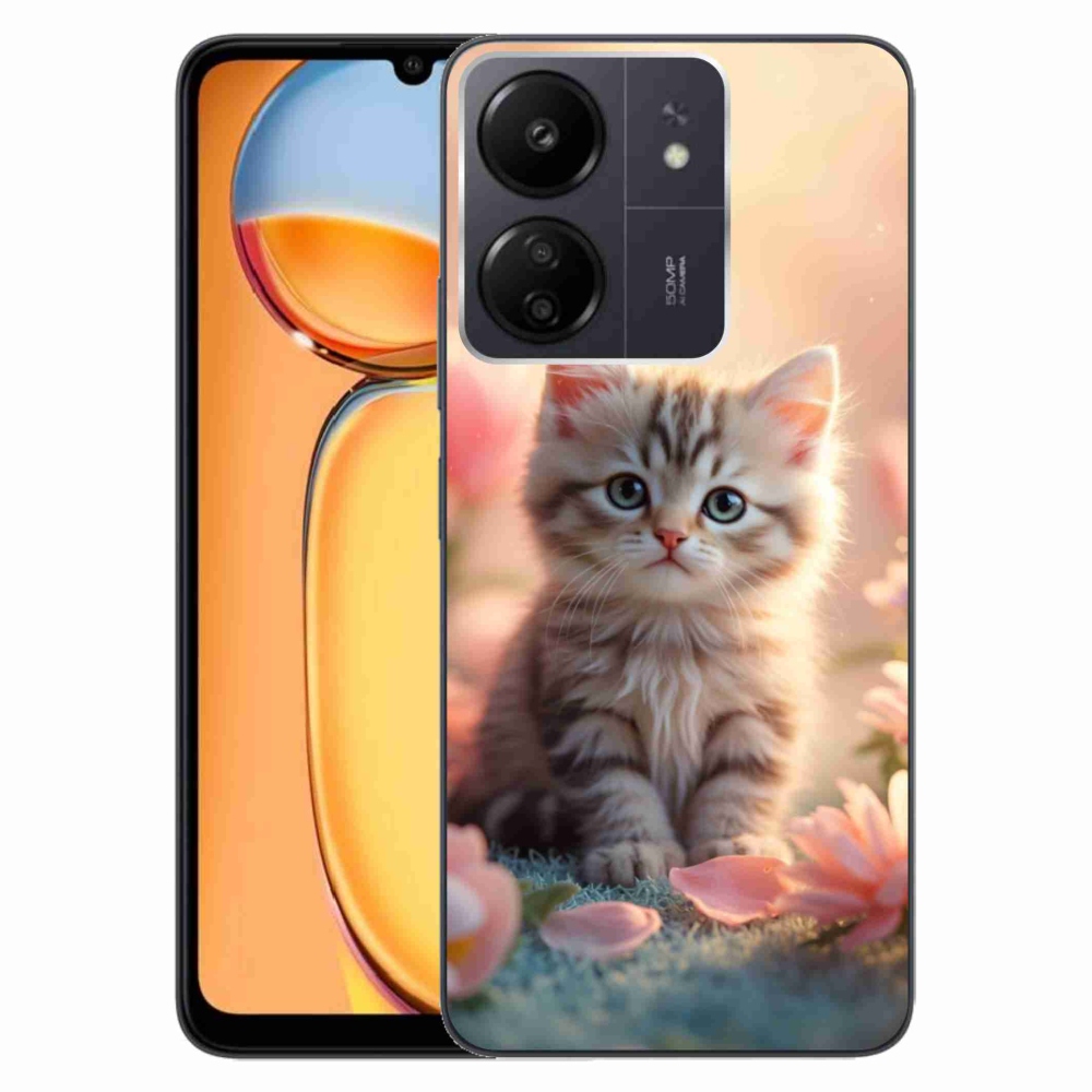 Gelový kryt mmCase na Xiaomi Poco C65/Redmi 13C - roztomilé kotě 8