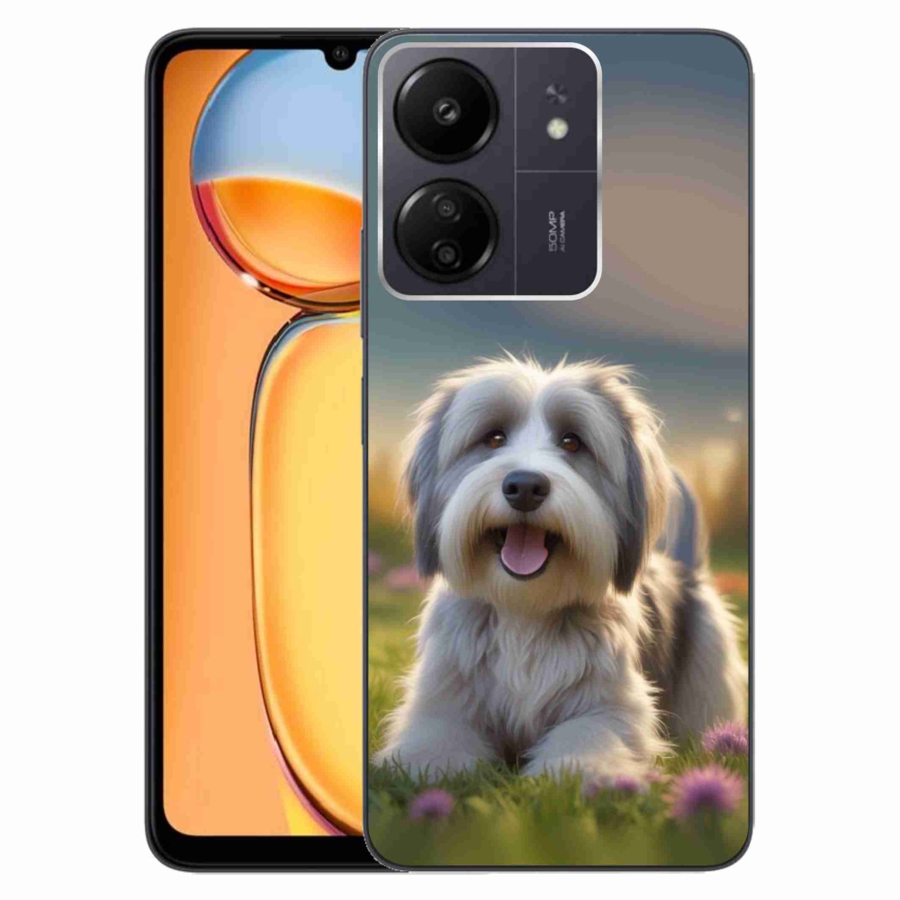 Gelový kryt mmCase na Xiaomi Poco C65/Redmi 13C - roztomilý havanský psík