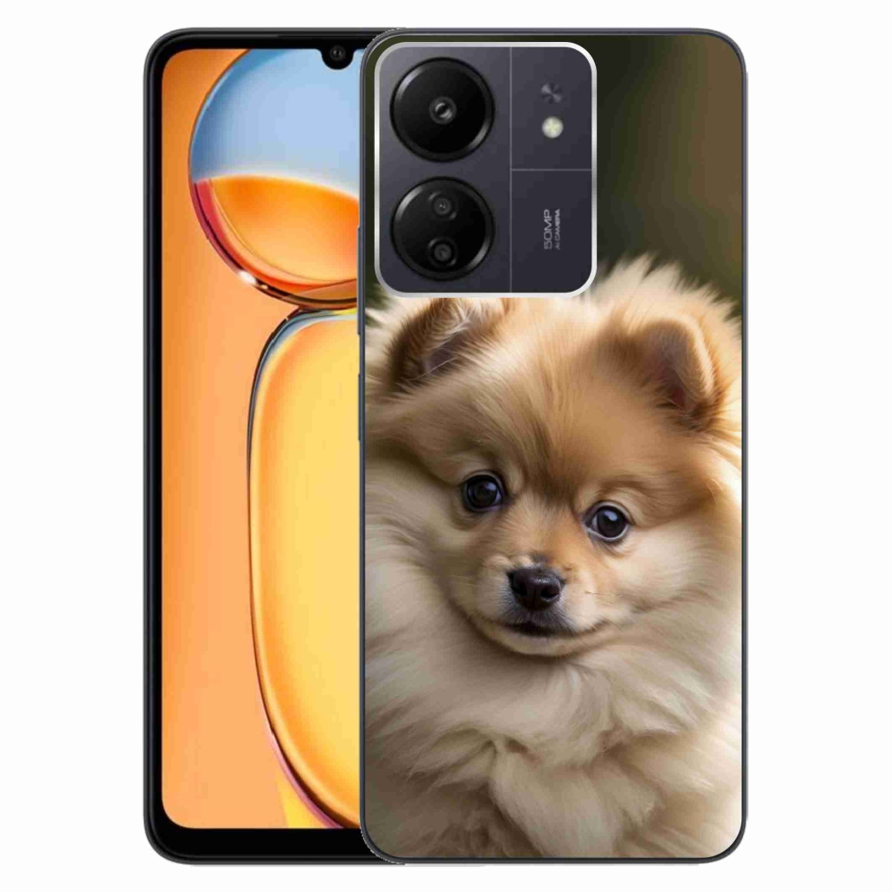 Gelový kryt mmCase na Xiaomi Poco C65/Redmi 13C - roztomilý pomeranian 2
