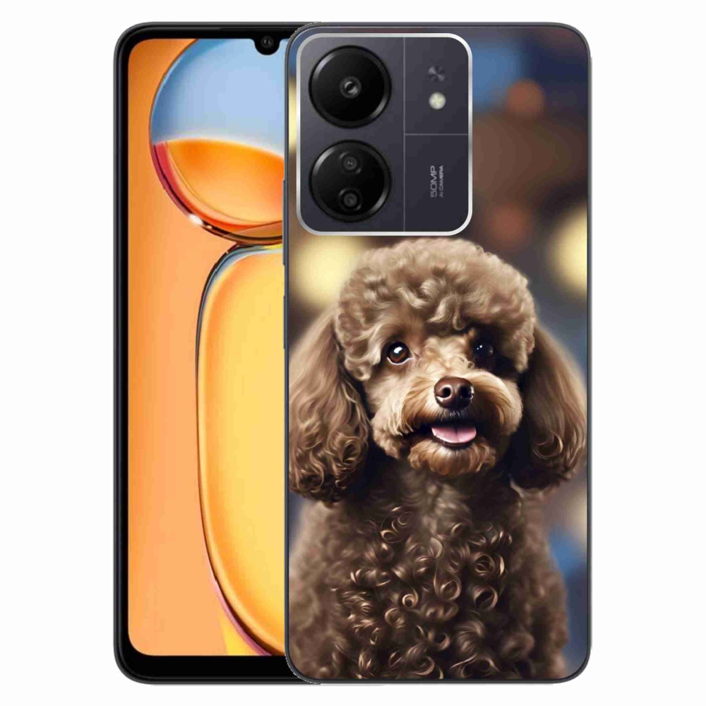 Gelový kryt mmCase na Xiaomi Poco C65/Redmi 13C - roztomilý pudl