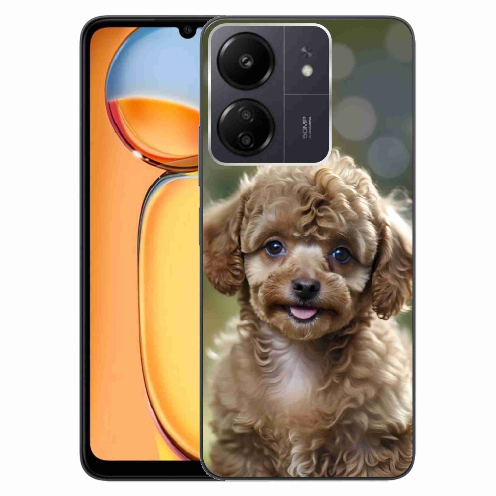 Gelový kryt mmCase na Xiaomi Poco C65/Redmi 13C - roztomilý pudl