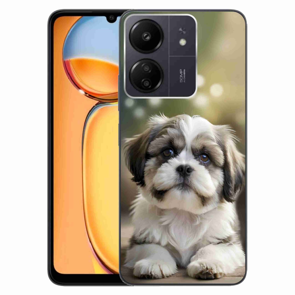 Gelový kryt mmCase na Xiaomi Poco C65/Redmi 13C - roztomilý shih-tzu