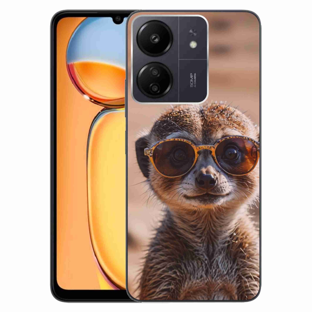 Gelový kryt mmCase na Xiaomi Poco C65/Redmi 13C - stylová surikata