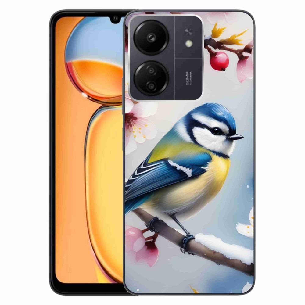 Gelový kryt mmCase na Xiaomi Poco C65/Redmi 13C - sýkorka