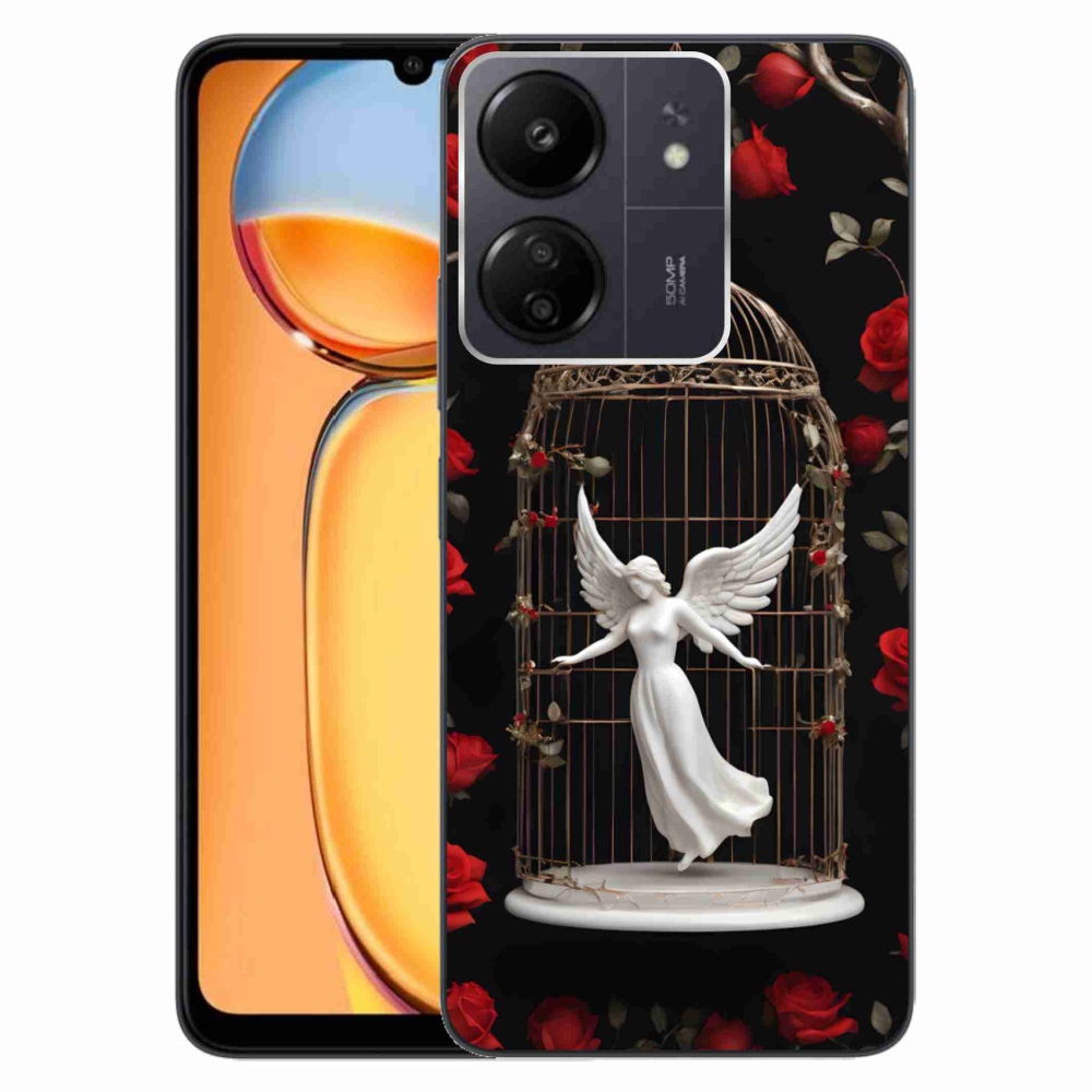 Gelový kryt mmCase na Xiaomi Poco C65/Redmi 13C - uvězněný anděl