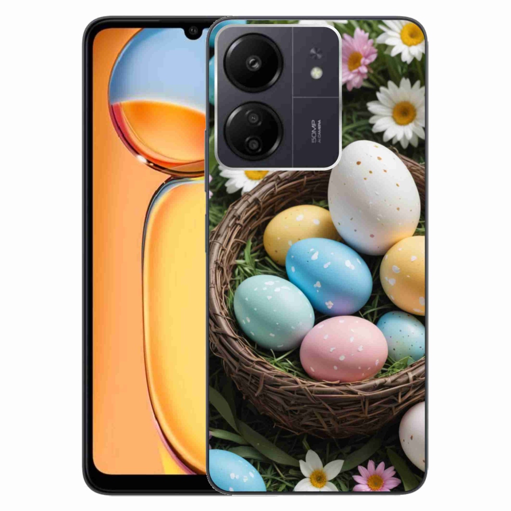 Gelový kryt mmCase na Xiaomi Poco C65/Redmi 13C - velikonoční vajíčka 2