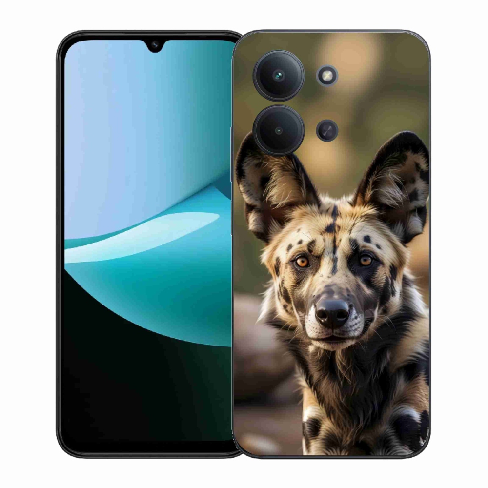 Gelový kryt mmCase na Xiaomi Poco C85 (171mm)/Redmi 15C (171mm)  - africký divoký pes