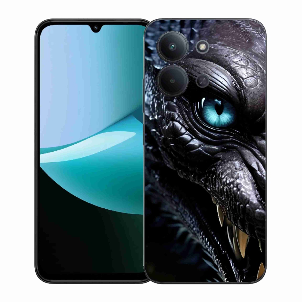 Gelový kryt mmCase na Xiaomi Poco C85 (171mm)/Redmi 15C (171mm)  - dračí pohled