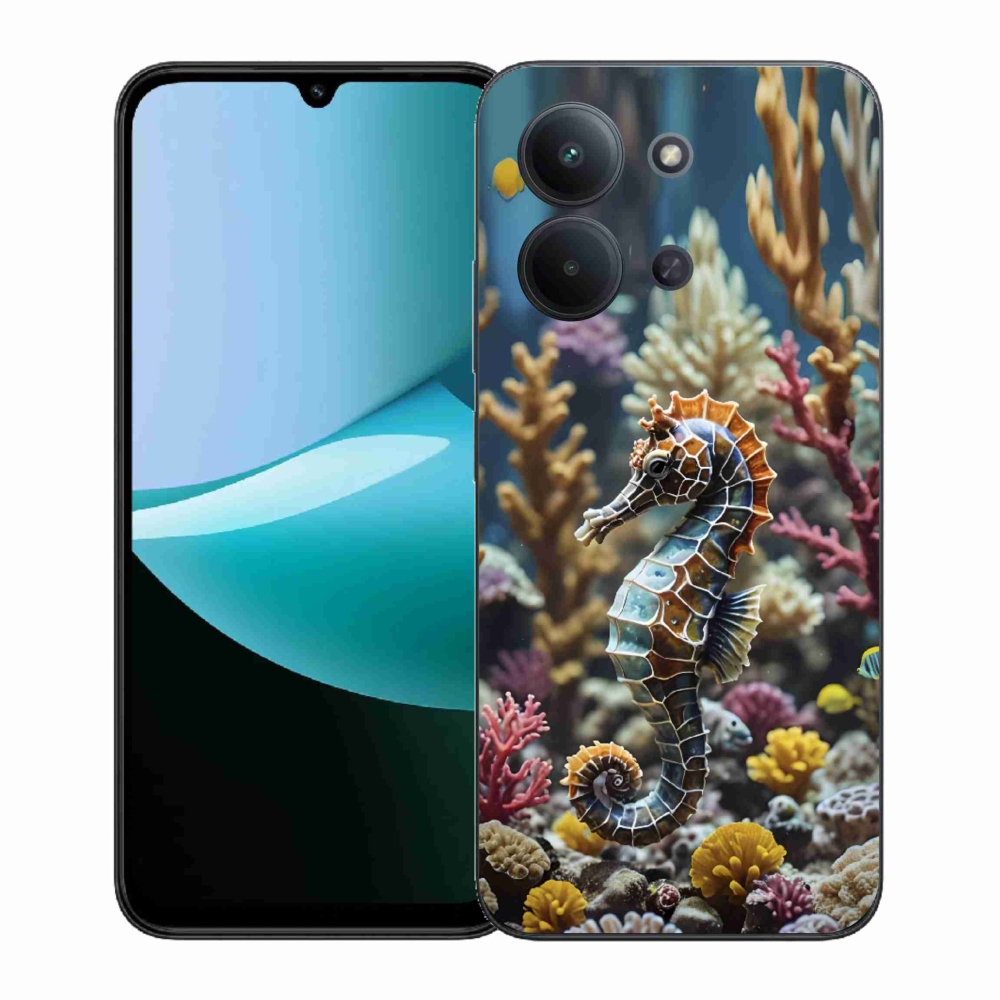 Gelový kryt mmCase na Xiaomi Poco C85 (171mm)/Redmi 15C (171mm)  - mořský koník 2