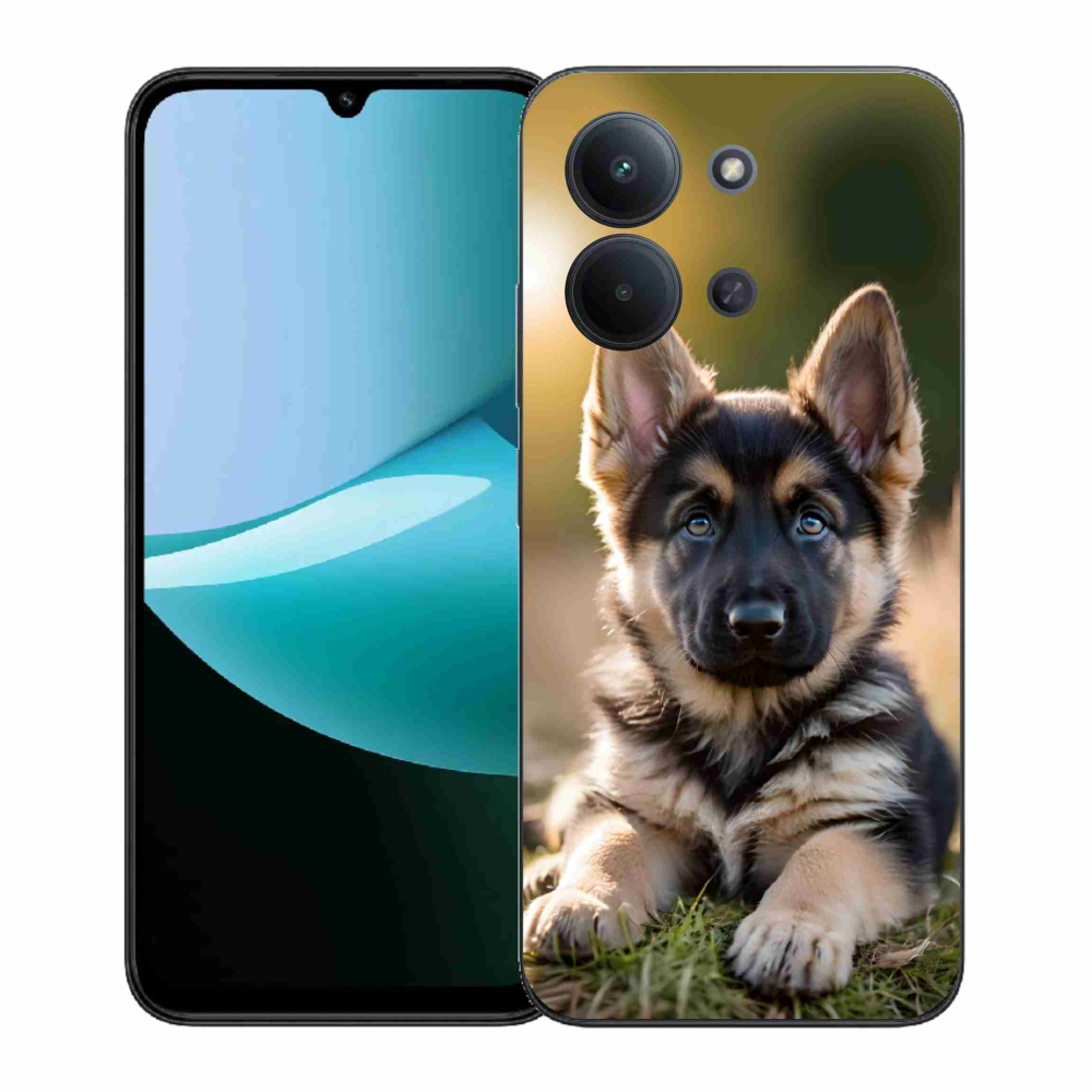 Gelový kryt mmCase na Xiaomi Poco C85 (171mm)/Redmi 15C (171mm)  - německý ovčák v přírodě