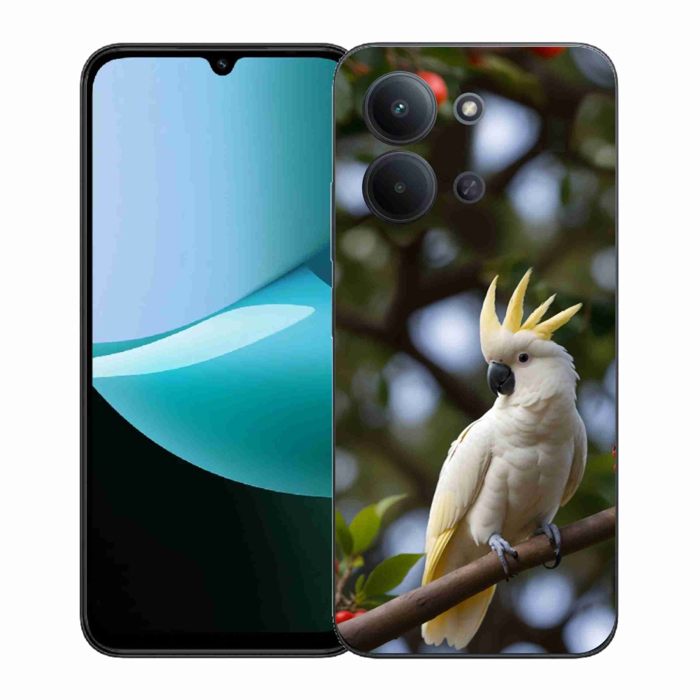 Gelový kryt mmCase na Xiaomi Poco C85 (171mm)/Redmi 15C (171mm)  - papoušek kakadu 3