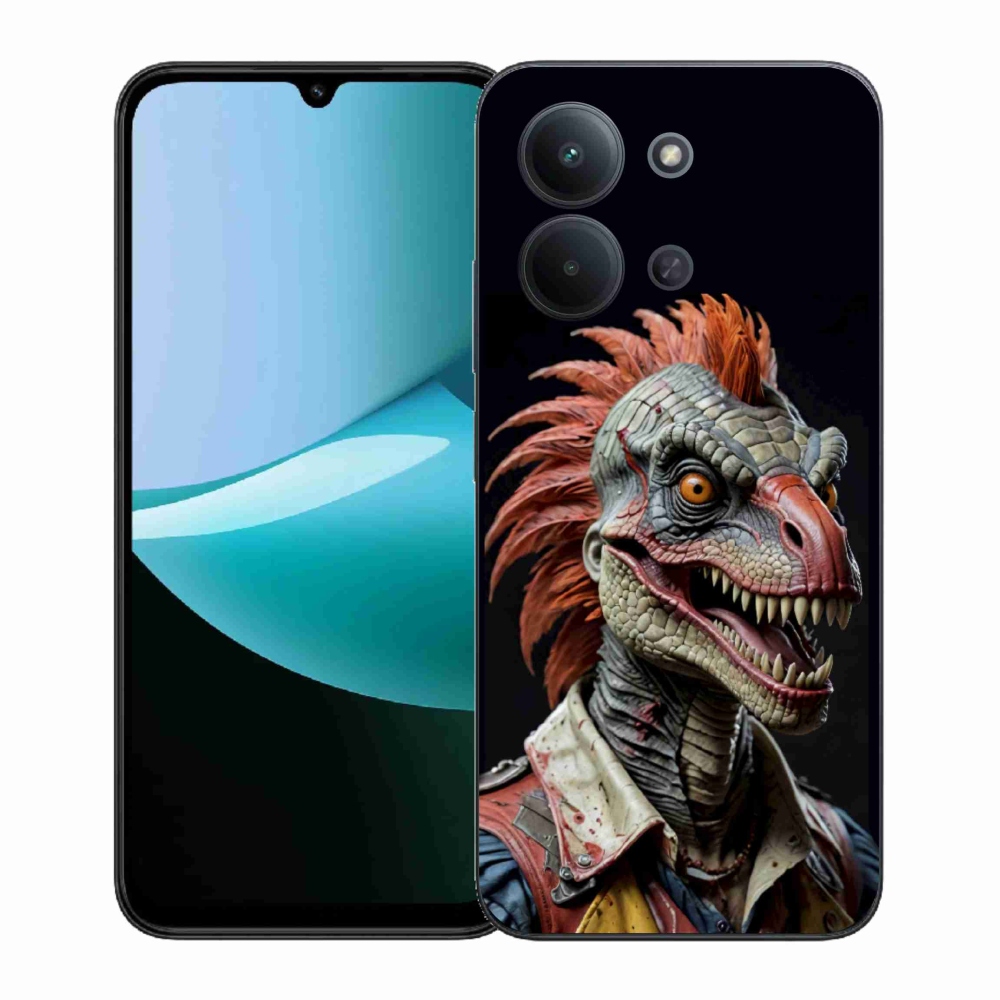Gelový kryt mmCase na Xiaomi Poco C85 (171mm)/Redmi 15C (171mm)  - punk dinosaurus