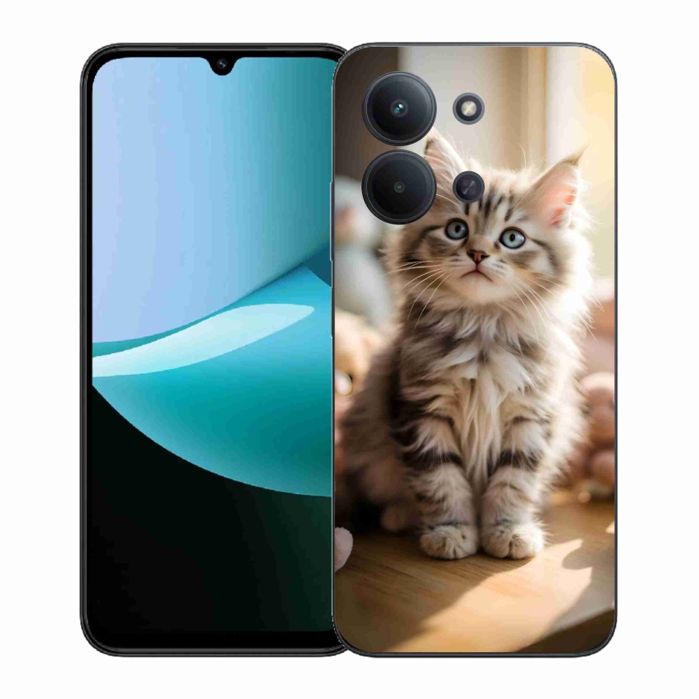 Gelový kryt mmCase na Xiaomi Poco C85 (171mm)/Redmi 15C (171mm)  - roztomilé kotě 10