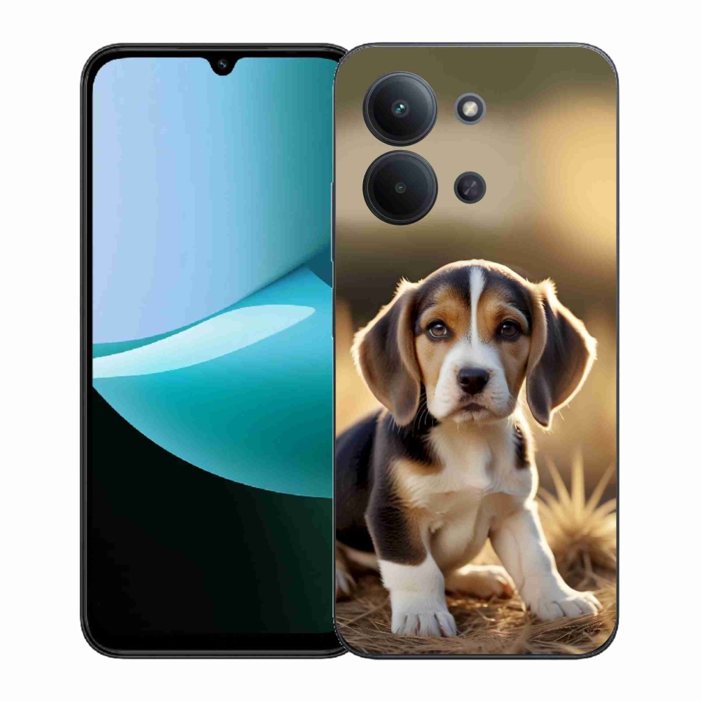 Gelový kryt mmCase na Xiaomi Poco C85 (171mm)/Redmi 15C (171mm)  - roztomilý bígl