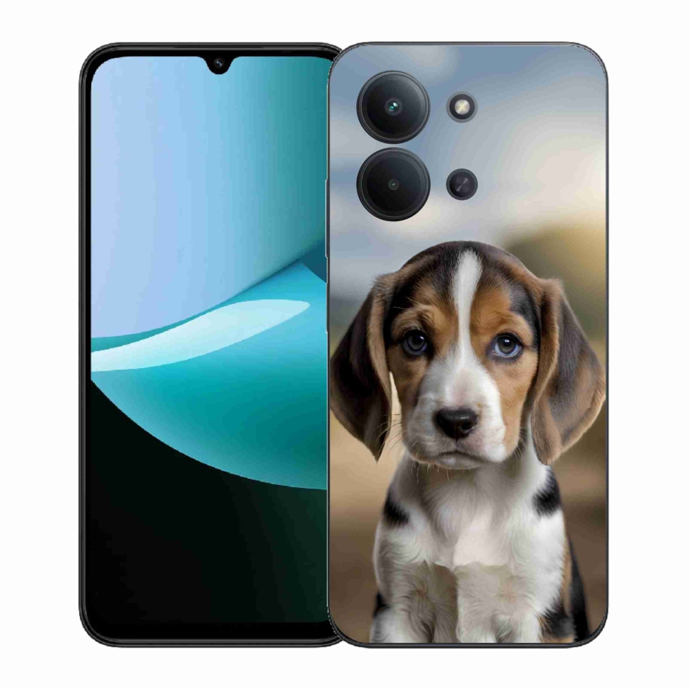 Gelový kryt mmCase na Xiaomi Poco C85 (171mm)/Redmi 15C (171mm)  - roztomilý bígl