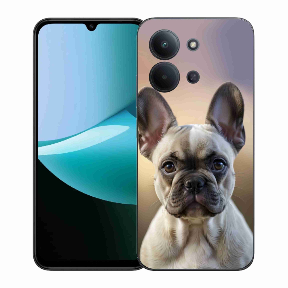 Gelový kryt mmCase na Xiaomi Poco C85 (171mm)/Redmi 15C (171mm)  - roztomilý francouzský buldoček