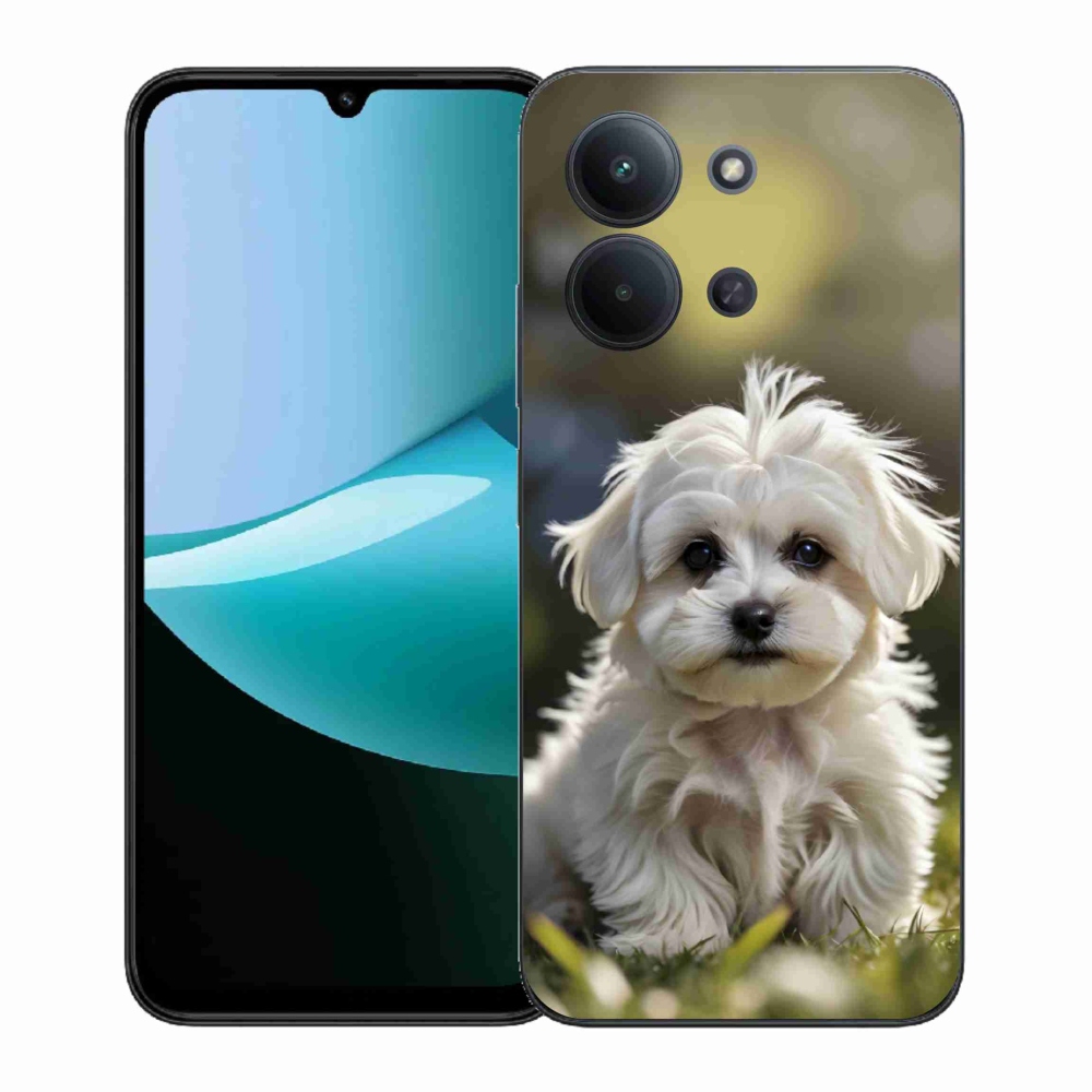 Gelový kryt mmCase na Xiaomi Poco C85 (171mm)/Redmi 15C (171mm)  - roztomilý maltézský psík