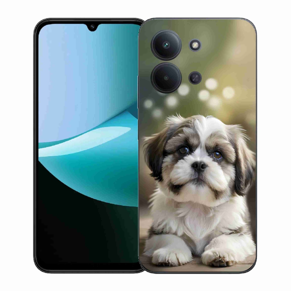 Gelový kryt mmCase na Xiaomi Poco C85 (171mm)/Redmi 15C (171mm)  - roztomilý shih-tzu